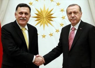 تركيا: أردوغان يستقبل السراج ويبحثان سبل التعاون الاقتصادي بين البلدين