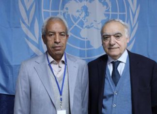 غسان سلامة يلتقي رئيس المجلس المحلي تاورغاء