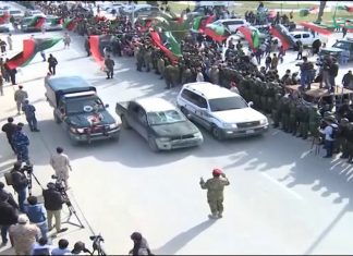 تقرير – إحتفالات فبراير: مصراتة وترهونة يحيون الذكرى السابعة بإستعراض عسكرى