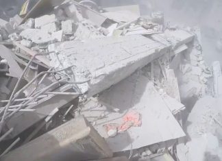 شاهد بالفيديو .. مجزرة مروعة يرتكبها الطيران الروسي في غوطة دمشق