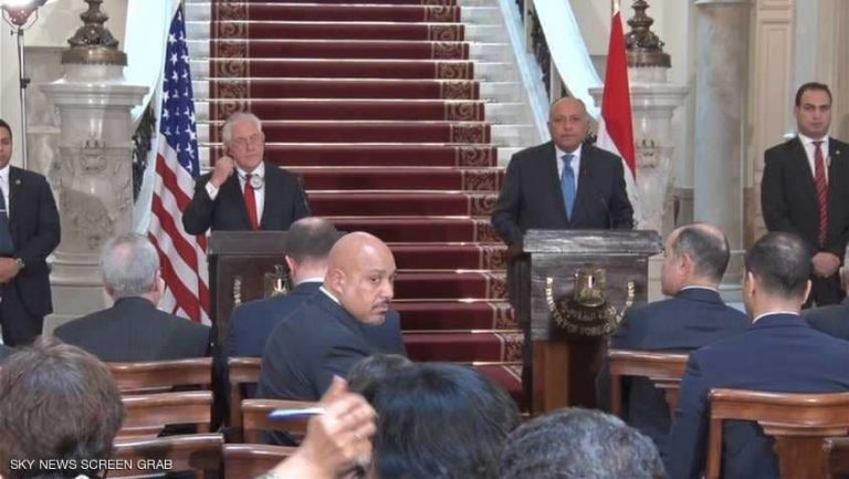 الولايات المتحدة: تيلرسون وشكري يؤكدان دعمها للخطة الأممية