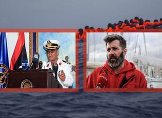 ماذا قالت منظمة برواكتيڤا أوبن آمرمز عن حرس السواحل الليبي وكيف كان رد البحرية الليبية؟