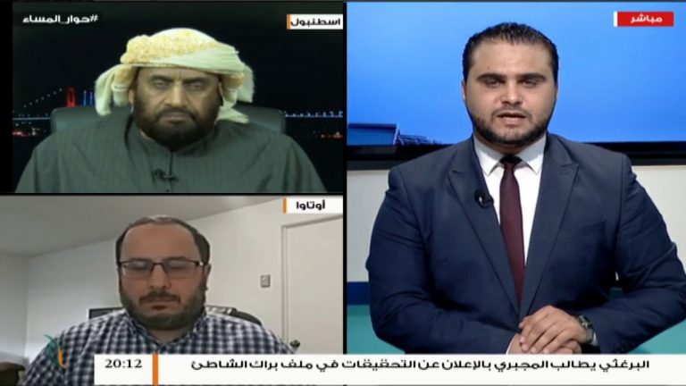 حوار المساء – تقديم محمد الخلاب – ولي العهد الأماراتي الخنجر المسموم – 14 – 3 – 2018ِ