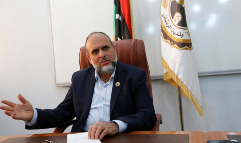 مصطفى الباروني عميد بلدية الزنتان - رويترز - إنترنت