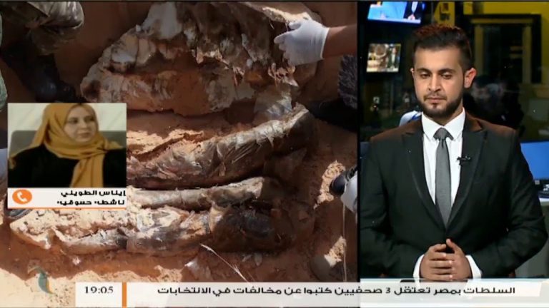 مداخلة إيناس الطويني حول الإعلان عن مقتل أطفال الشرشاري بعد نحو ثلاث سنوات من اختطافهم