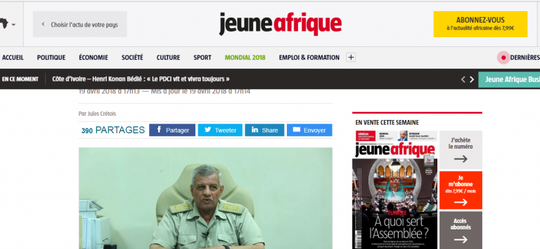 مجلة “جون أفريك”:أبو ظبي والقاهرة تتفقان على الحاسي ليكون بديلاً لحفتر