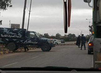 عسكري الزنتان يؤكد للتناصح انسحاب قوة العمليات الخاصة من الطريق الساحلي