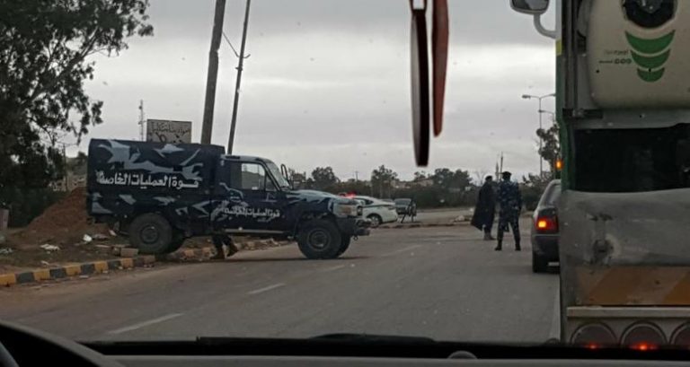 عسكري الزنتان يؤكد للتناصح انسحاب قوة العمليات الخاصة من الطريق الساحلي