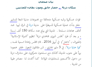منظمات حقوقية ليبية تطالب بتوفير المساعدات العاجلة لمدينة درنة