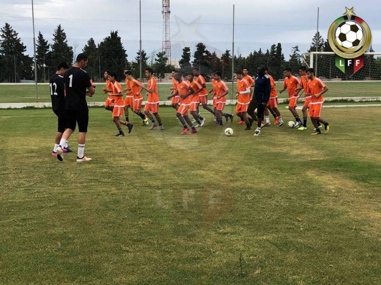 المنتخب الليبي لكرة القدم للشباب يواصل تدريباته لإياب بوركينا فاسو
