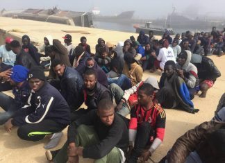 مهاجرين: حرس السواحل ينقذ 80 مهاجرا قبلة سواحل صبراتة