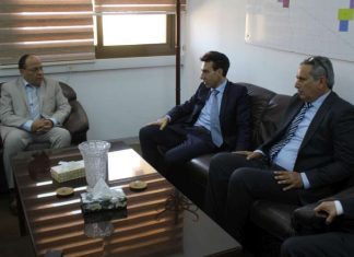 السفير الإيطالي يبحث مع الخليج للنفط المشاريع المشتركة