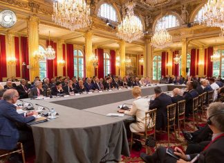 المشري من باريس يدعو لفك الحصار ووقف العمليات العسكرية على درنة