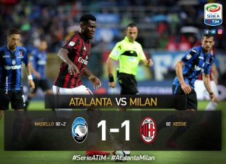 ميلان يفوت على نفسه فرصة ضمان المشاركة في الدوري الأوروبي