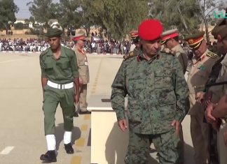 بالفيديو …. تخريج الدفعة السابعة من الجيش الليبي بترهونة