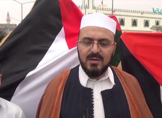 مسلاتة: أهالي المدينة يحتجون على انتهاكات الصهاينة في فلسطين