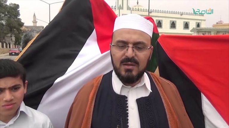 مسلاتة: أهالي المدينة يحتجون على انتهاكات الصهاينة في فلسطين