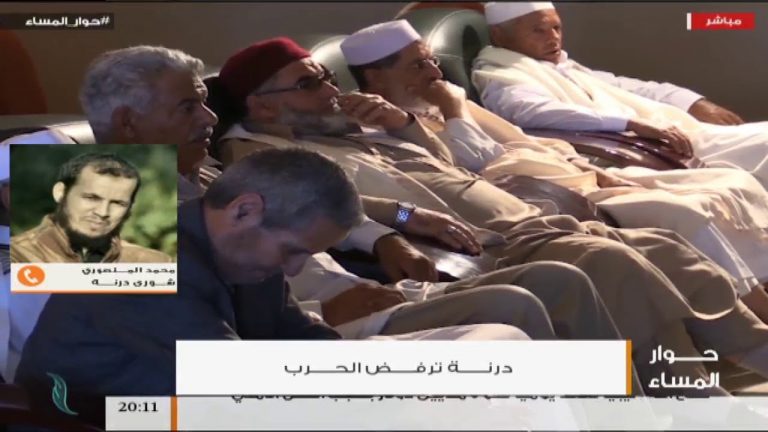 حوار المساء – تقديم محمد الخلاب – درنة ترفض الحرب – 6 – 5 – 2018ِ