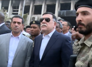 طرابلس: السراج يتفقد موقع الهجوم على مقر مفوضية الانتخابات