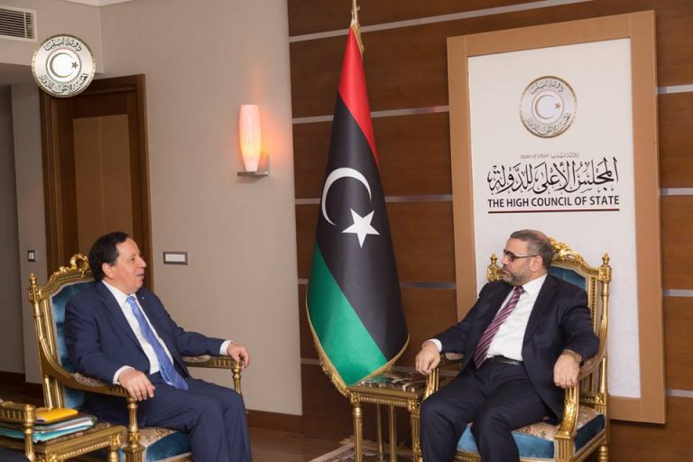 المشري يبحث مع الجهيناوي ملف الانتخابات والاستفتاء على الدستور