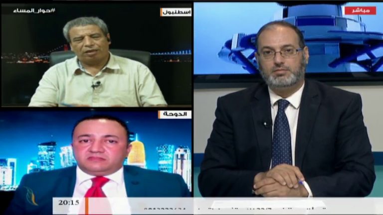 حوار المساء – تقديم د. فوزي الغرياني – انقلاب بغطاء التفويض – 30 – 6 – 2018ِ