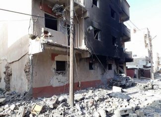 قصف جوي يلحق أضرارا مادية كبيرة بدرنة