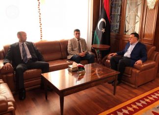 السراج يبحث مع شكشك سبل الإسراع في تنفيذ المشاريع العاجلة