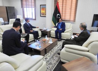 كاجمان يبحث مع السفير الكوري مصير المختطف الكوري في ليبيا