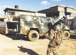 تجدد الاشتباكات المسلحة جنوبي العاصمة طرابلس