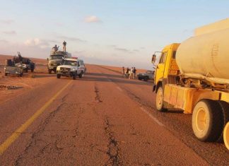 قوة حماية سرت: ضبط 3 شاحنات بها حوالي 90 ألف لتر من الوقود المهرب