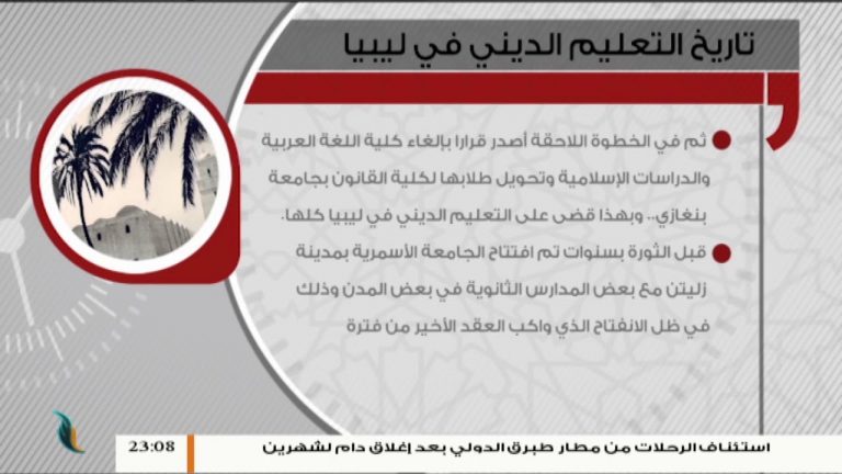 تعرف على أهم محطات التعليم الديني في ليبيا