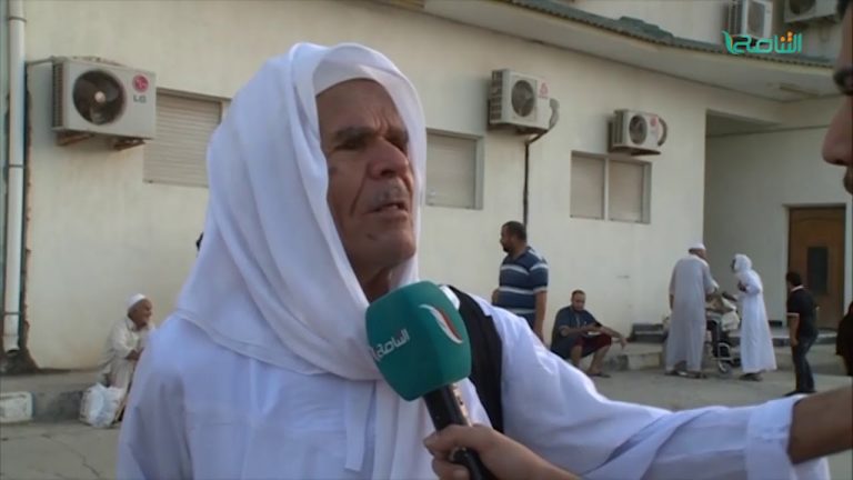 استقبال حجاج المنطقة الغربية في مطار مصراتة الدولي