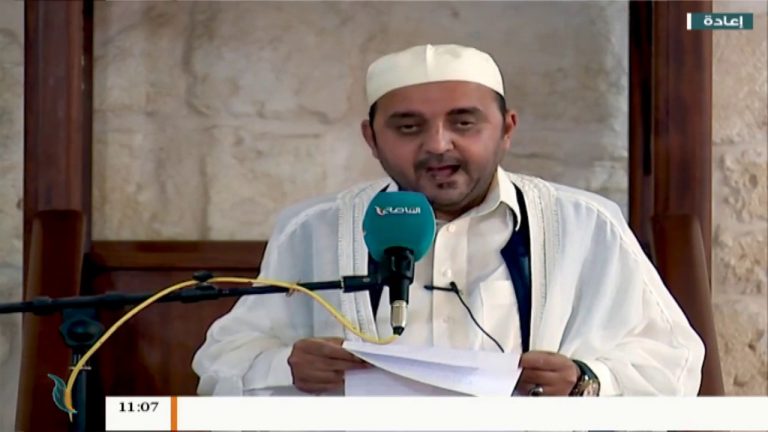 المواعظ المنبرية – الشيخ عبدالمنعم أبوظهير – صون اللسان عن لغو الكلام – مسجد مراد آغا – تاجوراء