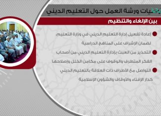 أبرز نقاط و توصيات ورشة العمل حول ” التعليم الديني بين الإلغاء والتنظيم “