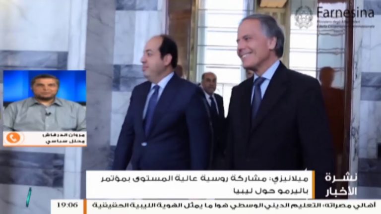 أبرز ما جاء في مداخلة المحلل السياسي مروان الدرقاش بشأن حضور روسيا مؤتمر صقلية الذي يناقش الأوضاع في ليبيا. – 6 – 10 – 2018