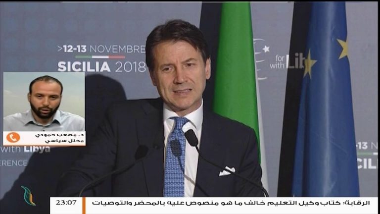 مداخلة المحلل السياسي د. مصعب حمودي في نشرة الحادية عشر .. عن مخرجات مؤتمر باليرمو هل جاءت بالجديد