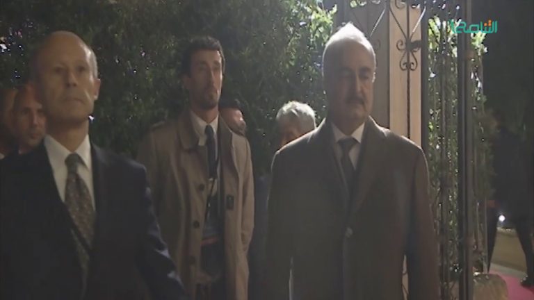 تقرير – حوار المساء – حفتر.. غياب عن المحاكمة وحضور في باليرمو – 14 – 11 – 2018