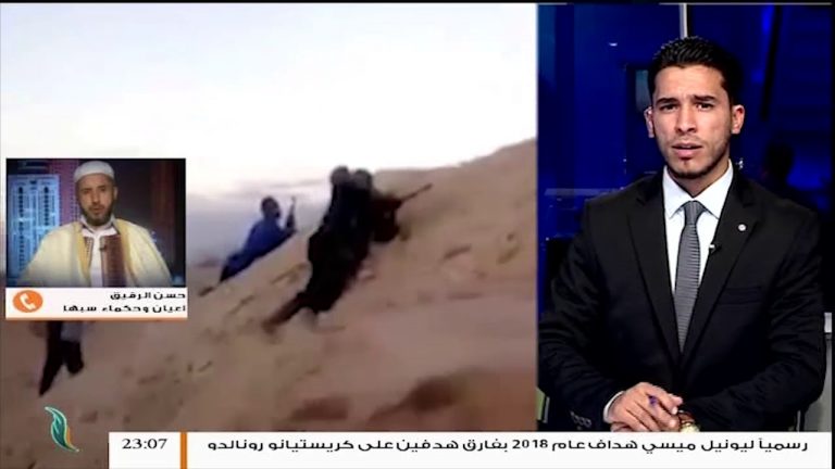 عضو حكماء وأعيان سبها حسن الرقيق يقول بأن المجموعات المسلحة الغير ليبية في الجنوب هي من ترتكب الأعمال الإجرامية