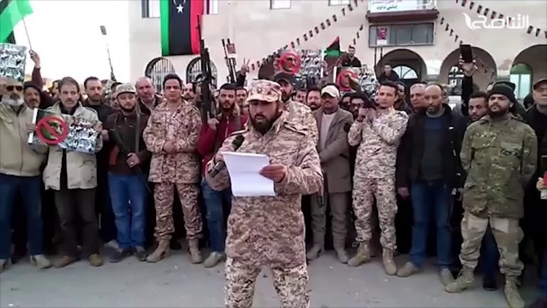 بيان ضباط القوى العسكرية وأعيان ومشايخ وحكماء غريان – 21 – 2 – 2019