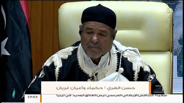 “ملتقى ثوار ليبيا بغريان هو امتداد لملتقى الزاوية” للمزيد استمع لمداخلة حسن الهري أحد حكماء غريان.