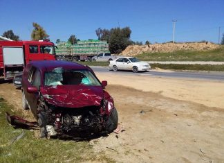 زليتن: وفاة طالب واصابة 16 آخرين في حادث مروري بمنطقة النعيمة