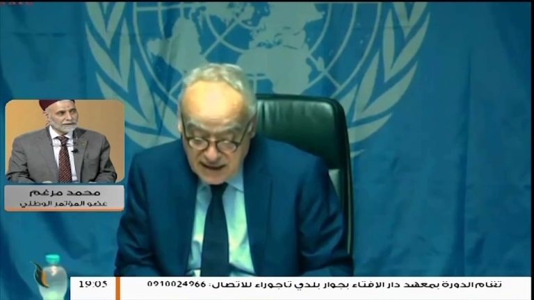 عضو المؤتمر الوطني محمد مرغم .. يتحدث عن إحاطة غسان سلامة في مجلس الامن أن مليشيات الكرامة ارتكبت انتهاكات ضد المدنيين في درنة ومرزق