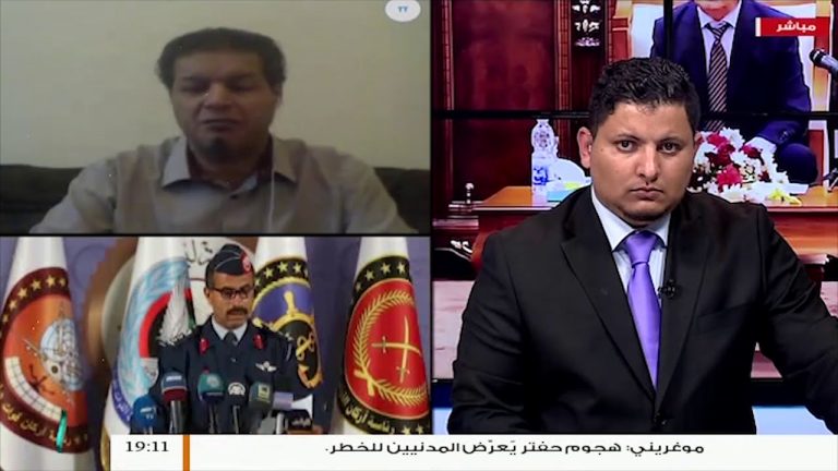 “اسقاط الطائرة ميج 23 التابعة لحفتر؛ هو استمرار لانتصارات الجيش الليبي في ميدان القتال” شاهد المزيد في مداخلة عقيد طيار عادل عبدالكافي.