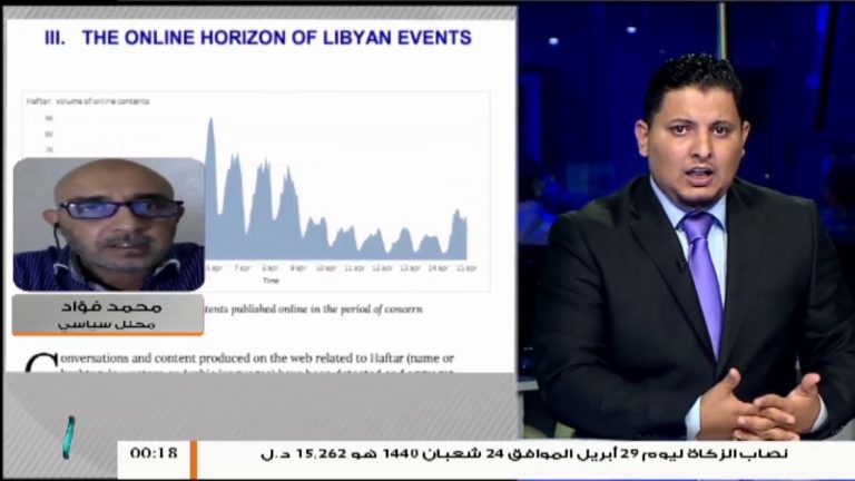 هناك حرب اعلامية تساير الحرب على طرابلس وقبلها تصدر من ثلاث دول وهي  مصر والسعودية والامارات