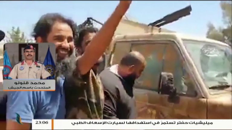 المتحدث باسم الجيش الليبي محمد قنونو يؤكد بأن أكثر من 60% من مطار طرابلس تحت سيطرة الجيش