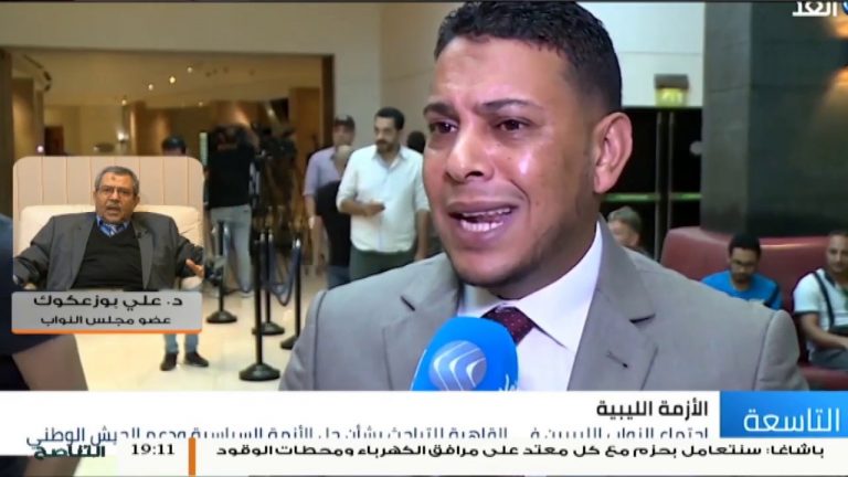 على بوزعكوك – دعوة مصر لاعضاء مجلس النواب ليست بمبادرة سياسية ومن ذهب لمصر من النواب  تخلى عن السيادة الوطنية