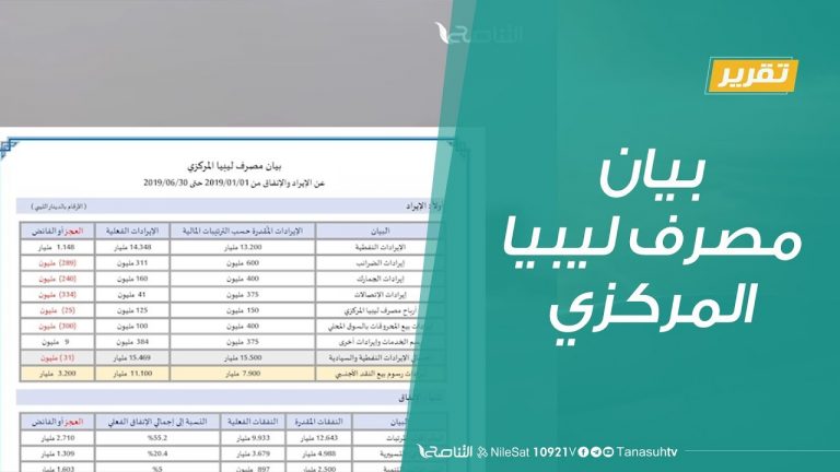 تقرير | تغطية خاصة | بيان مصرف ليبيا المركزي | 16 – 7 – 2019