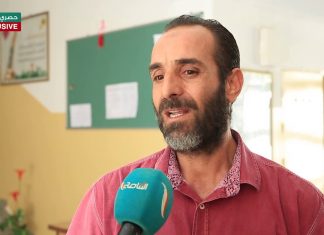 كلمة الأستاذ “منير رمضان” مدير مدرسة ثورة التحدي حول آخر يوم لامتحانات النقل.