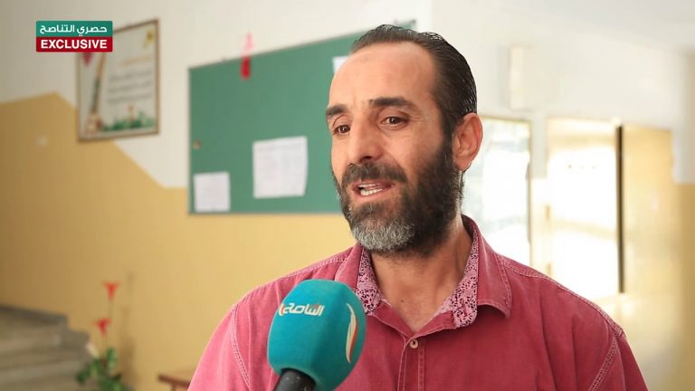 كلمة الأستاذ “منير رمضان” مدير مدرسة ثورة التحدي حول آخر يوم لامتحانات النقل.