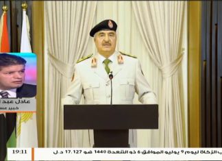 عادل عبد الكافي : كلمة مجرم الحرب حفتر حملت في طياتها الانهزام واستخدام الخطاب الديني لترميم ما تبقى من قواته